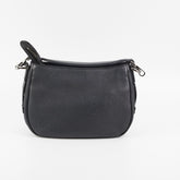 Christian Dior Soft Saddle Mini Black Grained Calfskin Bag